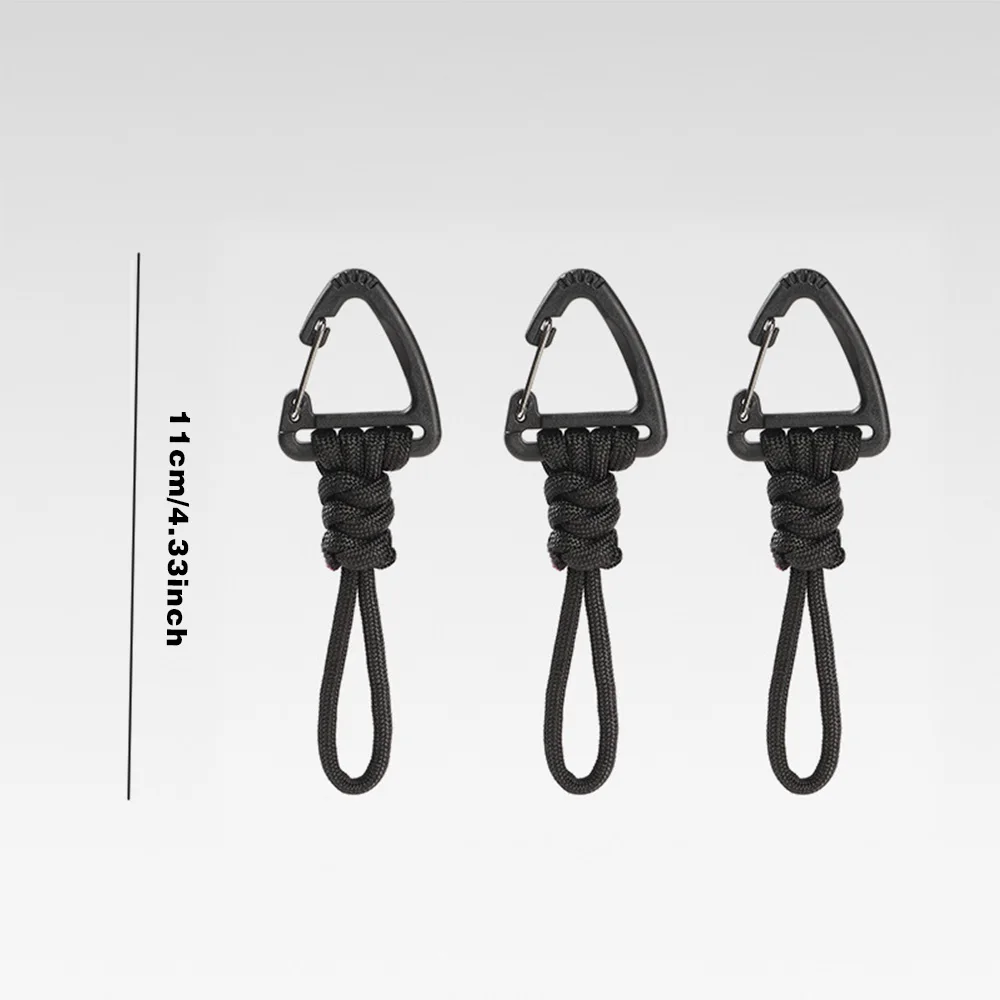 3 stücke Outdoor Schlüssel Hängen Seil Anti Verloren Handgelenk Haken Outdoor Camping Multifunktionale Hängen Schnalle Schnell Hängen Haken Schlüssel Kette