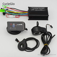 24V 36V 48V 500W 25A E-bike FOC Sine Wave Brushless Motor Controller S810 LED Panel Kit for High Speed Electric Scooter Bicycle