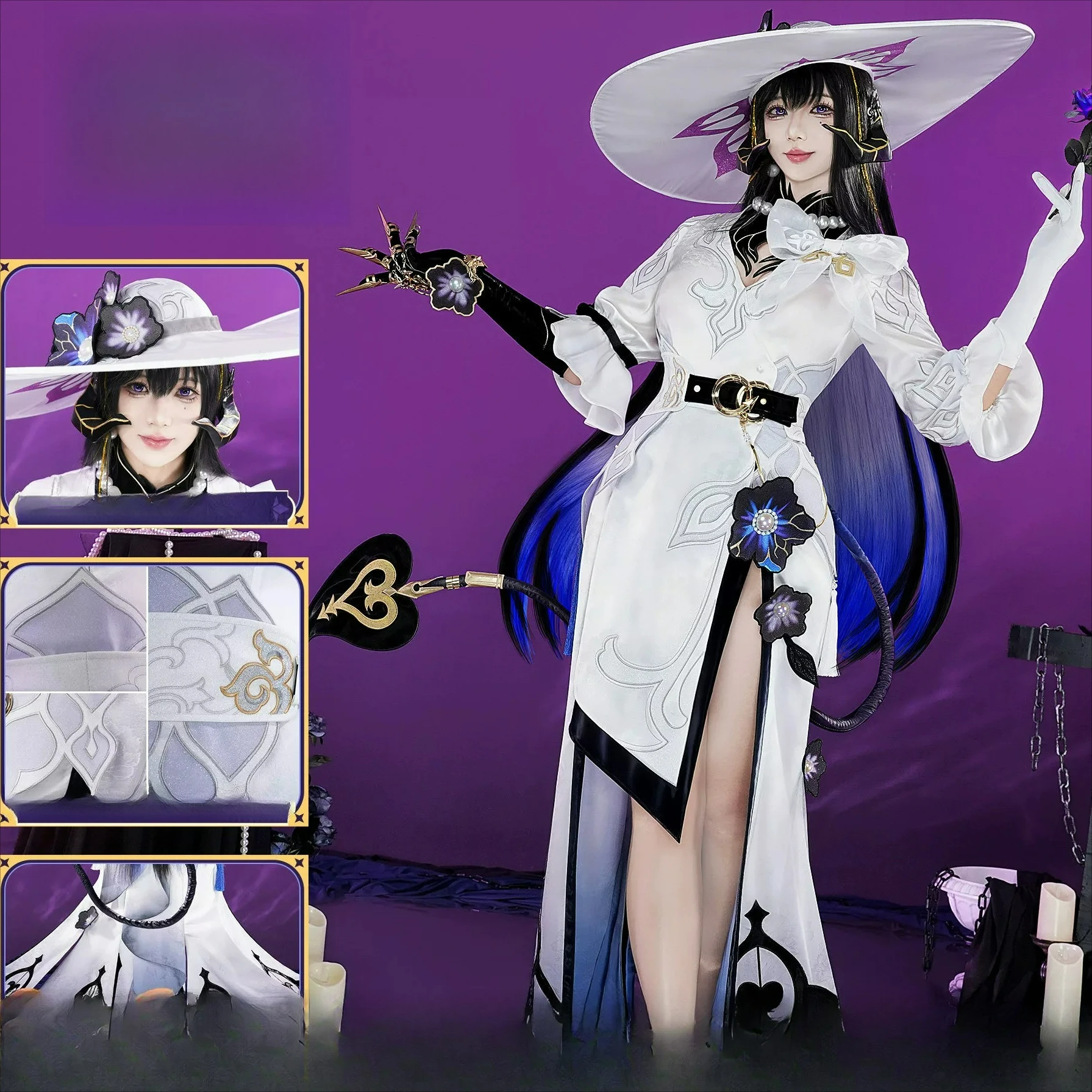 

Honkai: Star Rail Dahlia Constance cosplay costume Halloween Uniform Carnival Party Play Role Clothes