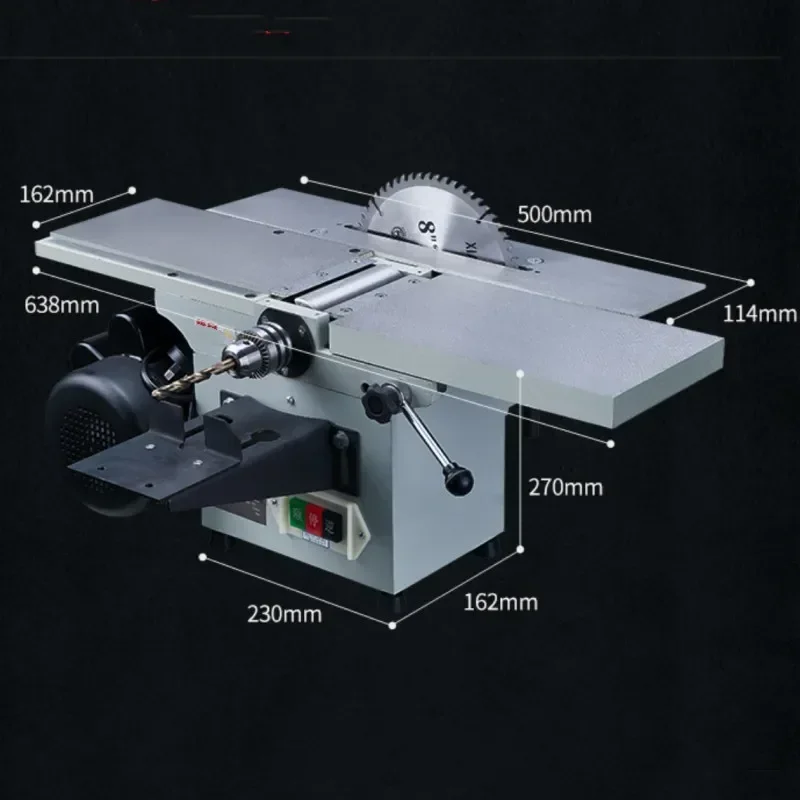1pc Electric Table Saw  Machine Household Woodworking Portable 10 Inch Push Table Cutting Machine Electric Precision