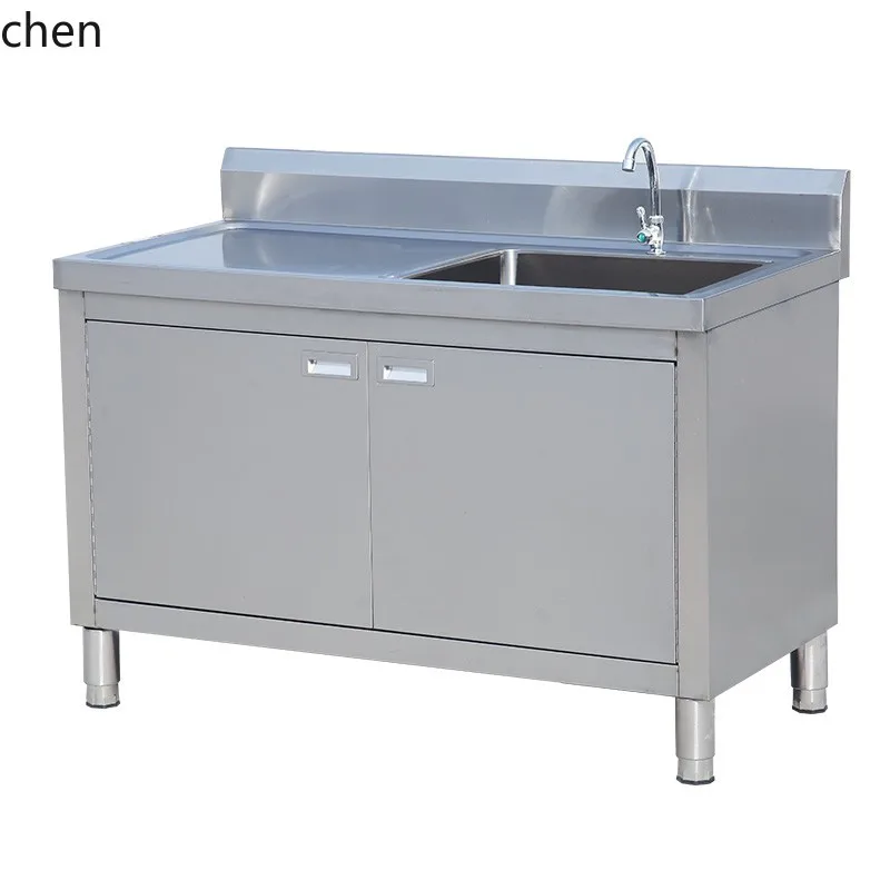 

YXY Stainless Steel Sink Cabinet Workbench Integrated with Operation Table Cabinet