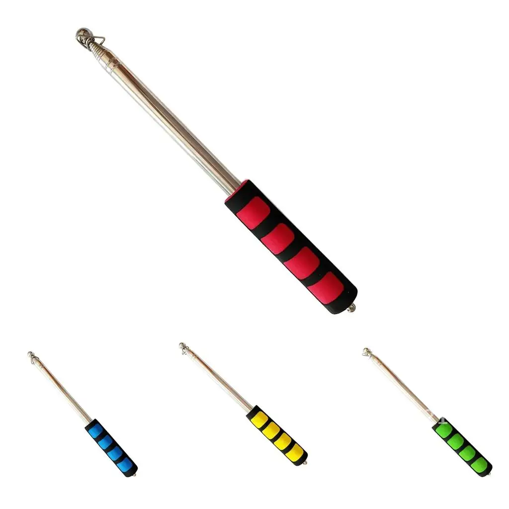 Telescopic Teachers Pointer,Teaching Pointer, Hand Pointer Extendable Flag Pole Flagpole 1.2/1.3/1.4m