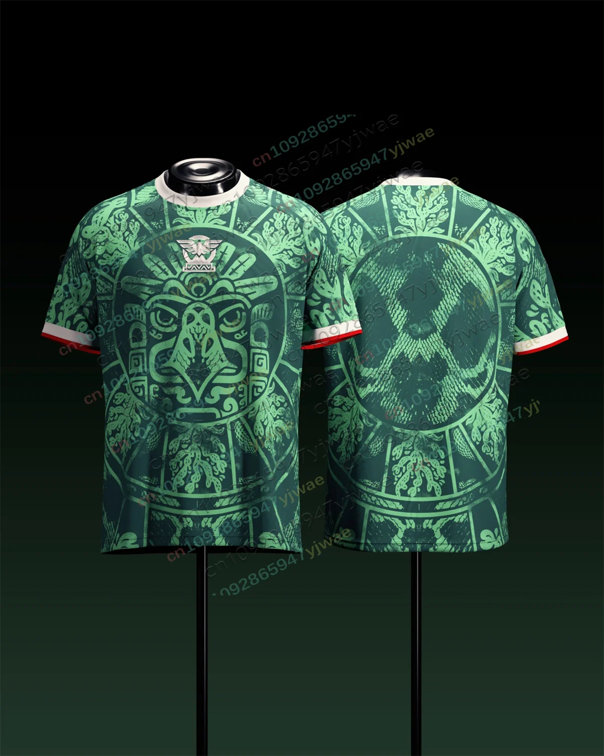 Camiseta Deportiva de Fútbol de EE. UU., México y Canadá, de Secado Rápido, Manga Corta, para Entrenamiento al Aire Libre, Fitness, Verano, para Hombre
