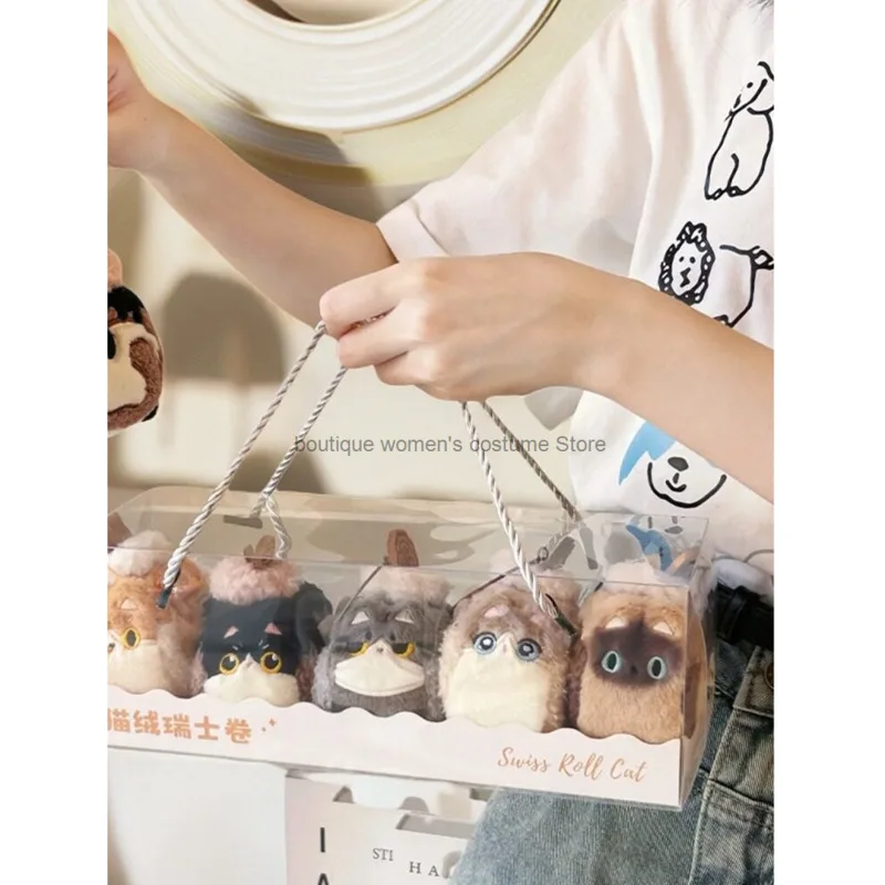 

Плюшевая игрушка-подвеска в виде милого кудрявого котенка для косплея на Хэллоуин, украшение для рюкзака, подарок для девочек Planet