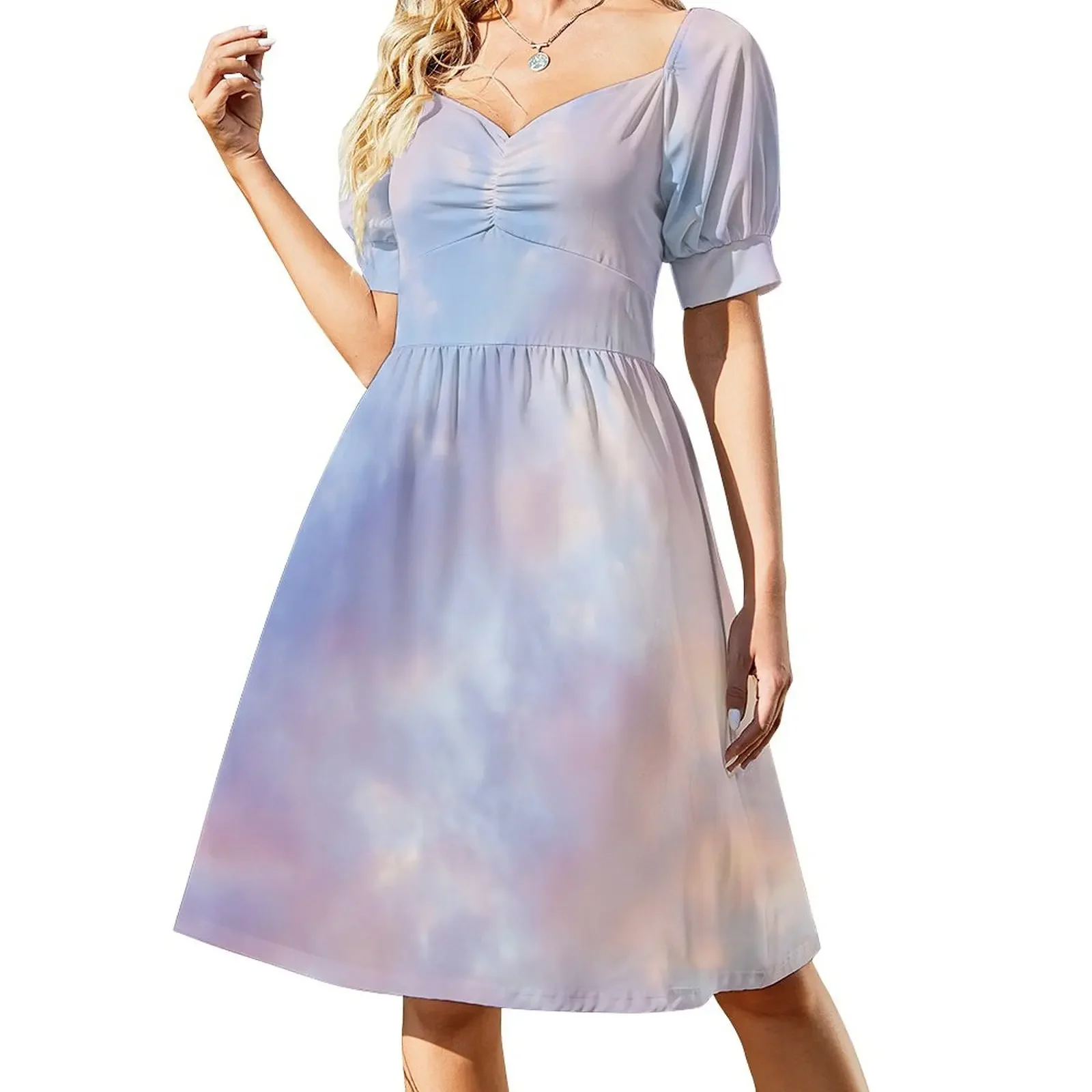 

Pink sky Short-Sleeved Dress Women's long dress Long dresses summer dress womens 2025 for woman