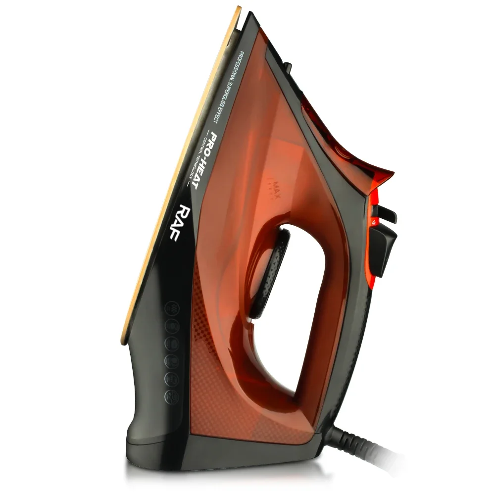 l # RAF Electric Professional Steam Iron for Clothes 2200w Vertical Steaming with Rapid Heating