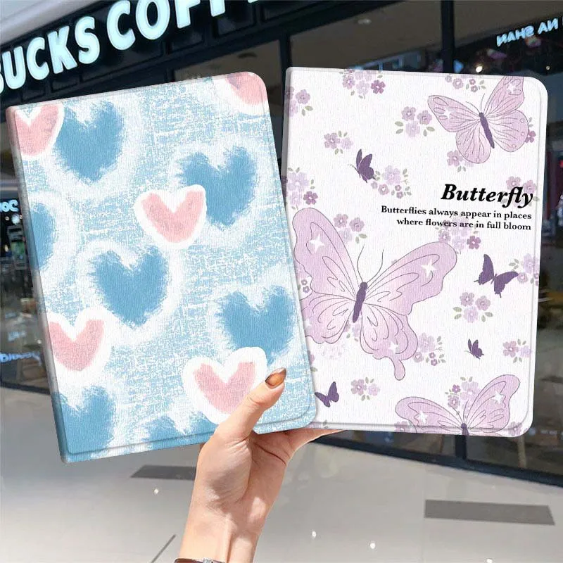 

Flower Butterfly Love For iPad Pro Air Mini 1 2 3 4 5 6 7 7th 8th 9th 10th 11th 10.2 9.7 10.5 10.9 11 2024 2025 Tablet Case