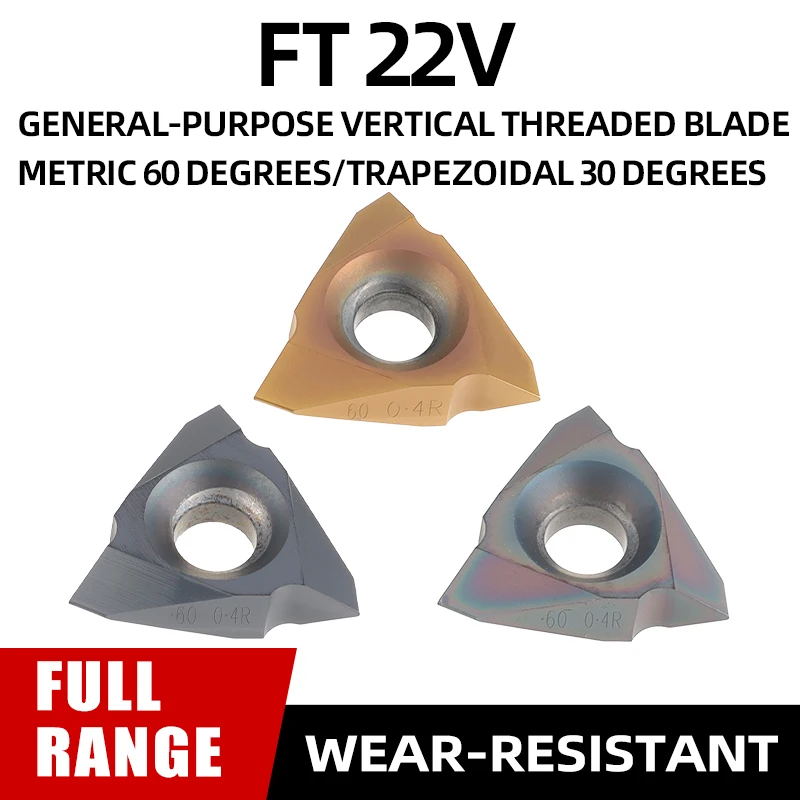 

22V 1.5FT 2.0FT BX//TG herramienta de torneado de hilo inserto de carburo procesamiento de acero CNC herramienta de torn