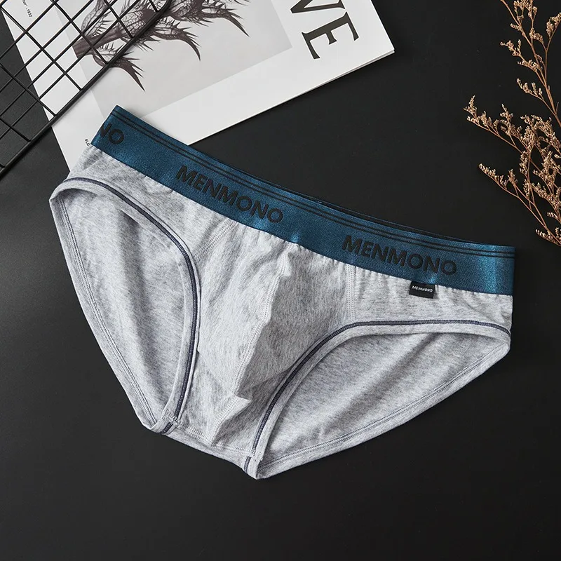 

Men's underwear low waist tight sexy cotton comfortable breathable triangle underwear briefs