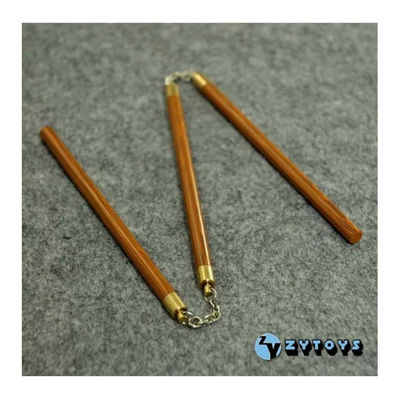 1/6 Metal Nunchaku Kung Fu Weapon Model Martial for 12