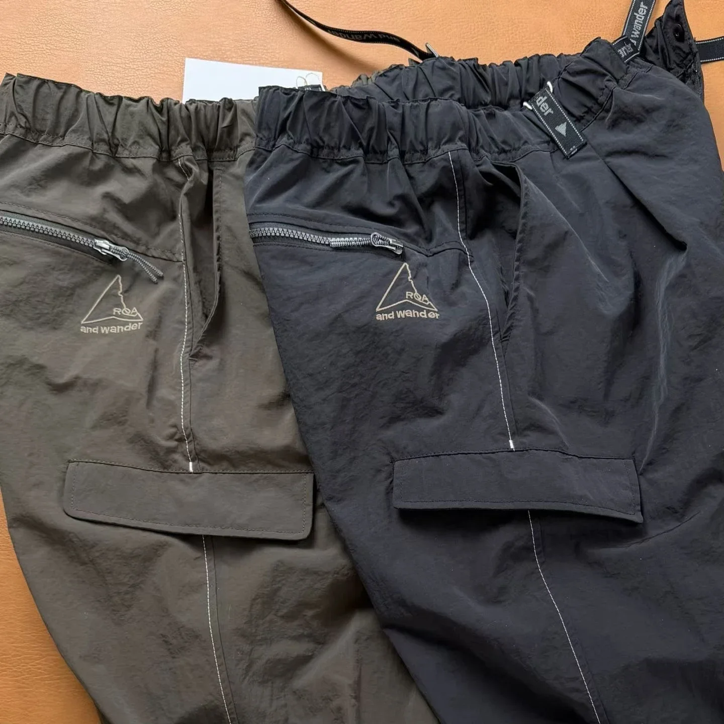 ROA and wander Nylon Outdoor Water Repellent Casual Pants Men Women Waterproof Hiking Trekking Trousers Techwear Cargo Bottoms