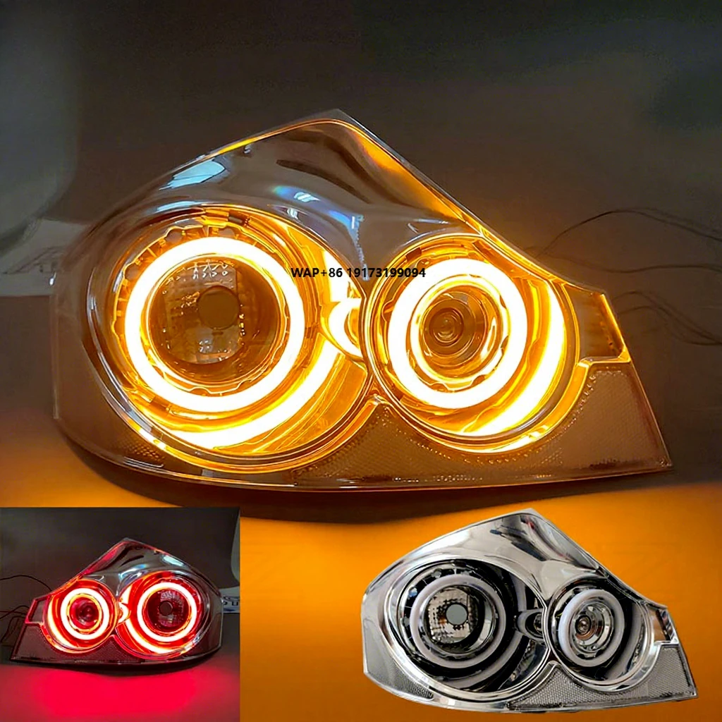 

G25 for 2007 2010 2013 Infinite G35 G37 Rear Lamp Modified SEDAN Infiniti Led Clear Outer Inner Tail Light halo Versions