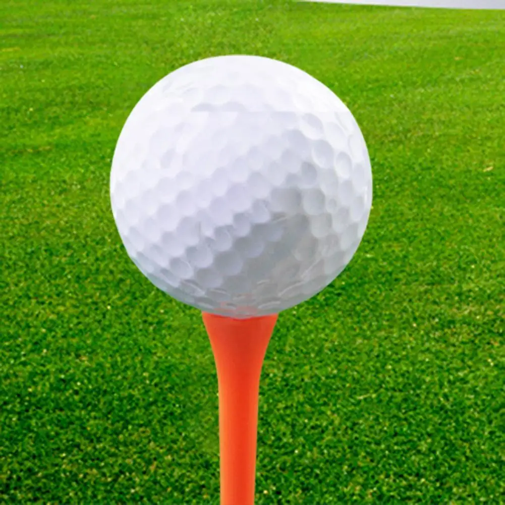 100Pcs/Set Golf Tees Reduce Friction Widely Applied Golf Accessories Mixed Color Plastic Golf Tees for Lawn