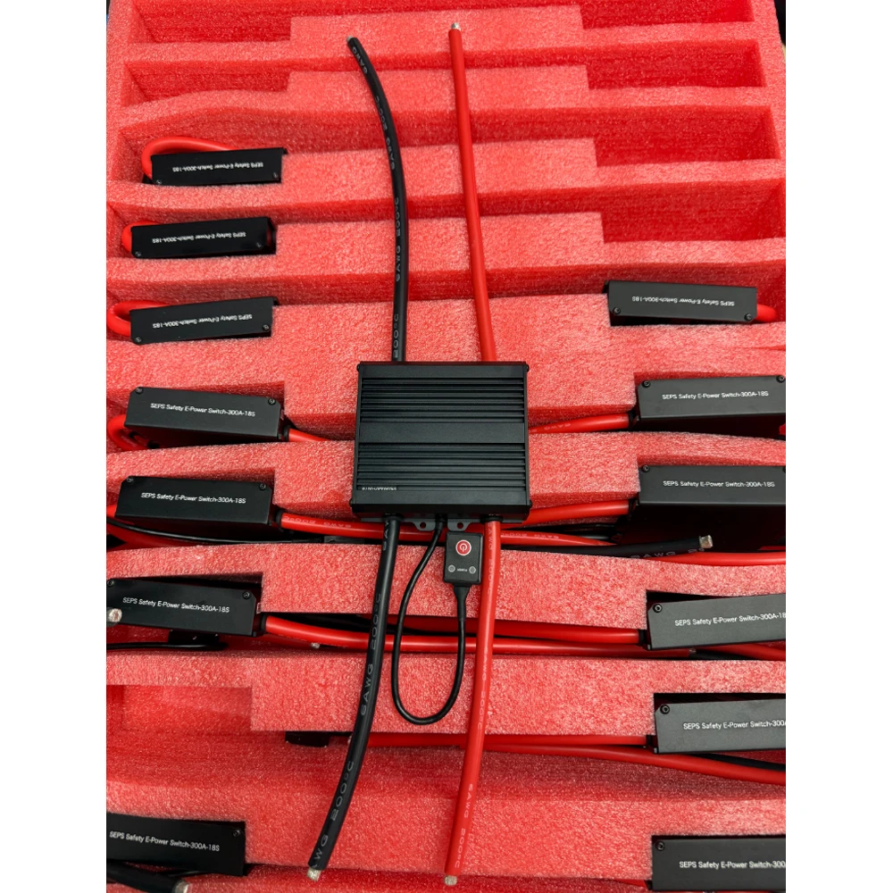 New Hobbywing 300A 14S 18S Seps Safety E-power Switch Anti-spark Module