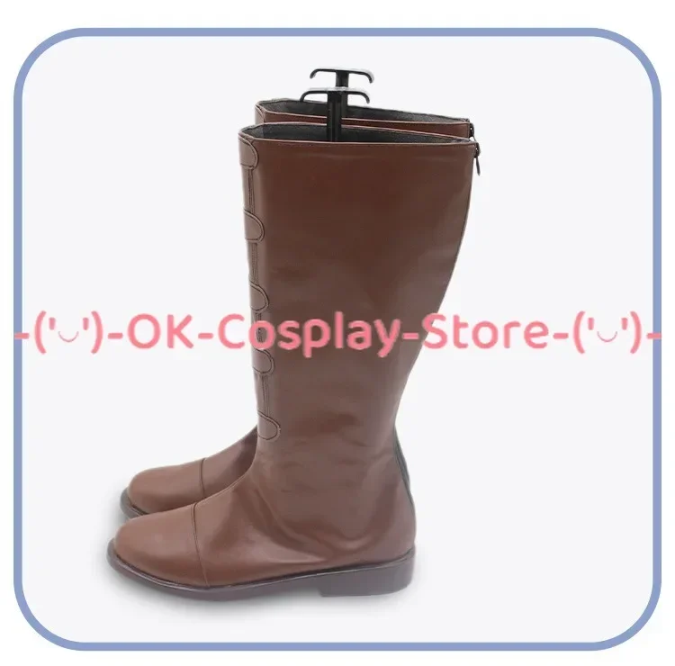 [Customized] Falin Touden Cosplay Shoes Anime Delicious in Dungeon Roleplay Props Halloween Carnival Holiday Party Leather Boots