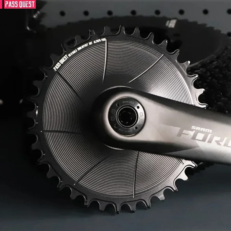 

PASS AXS Narrow-Wide Chainring for Gravel/Road Bikes, 28T-42T, 3mm Offset,XX SL,Only for AXS 12-Speed Chains-Bicycle Accessories