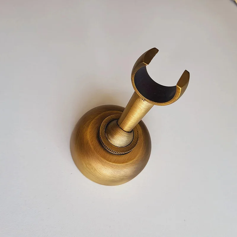 Solid Brass Made Antique Brass Wall Mounted Hand Shower Holder Hook Pedestal Bracket In Wall Shower Accessories Bathroom Fitting