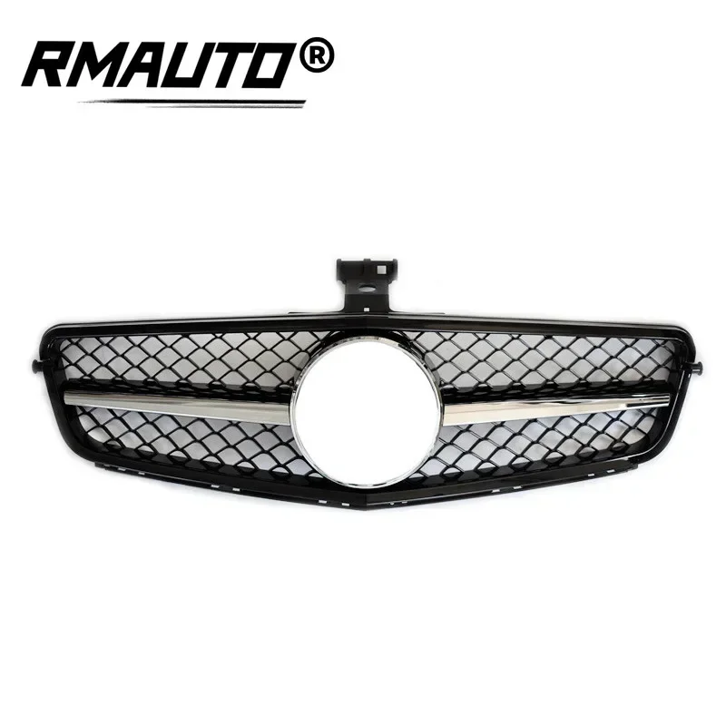 RMAUTO C63 AMG Style Car Front Bumper Grille Racing Grill For Mercedes W204 C200 C250 C350 2007-2014 Car Body Styling Kit view 5