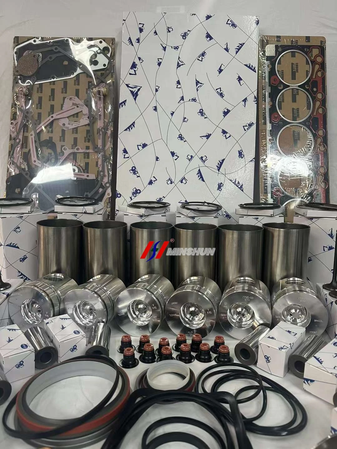 Machinery  Engine Spare Parts 3066 3304 3306 C4.4 C6.6 C7 C9 C11 C13 C15 Overhaul Repair Kit Liner Kit for CAT