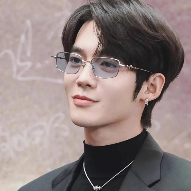 ヴィンテージチタンサングラス男性高品質レトロデザイナー UV400 サングラス女性の高級ブランドファッションサングラス EP 眼鏡