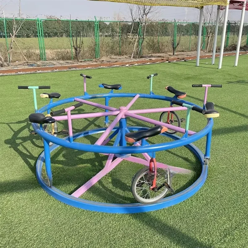 Design Of Unpowered Amusement Park Multi Person Rotating Bicycles In Place Rotating Bicycles