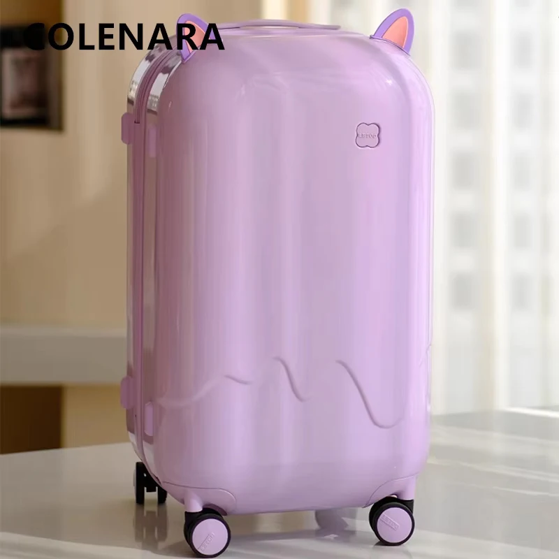 COLENARA Zipper Suitcase 20 Inch Boarding Box 24
