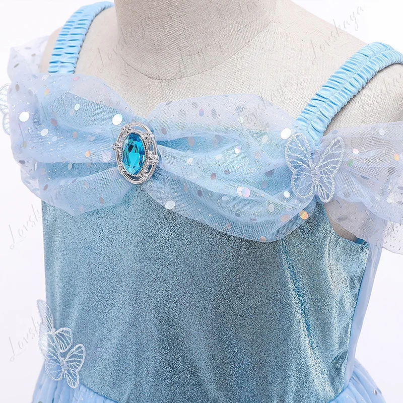 Nieuwe lieve en schattige kinderrok geborduurde jurk Tutu rok