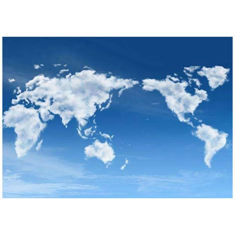 DIY الماس التطريز جولة الراتنج الماس عبر غرزة ديكور جدران المنزل (خريطة) 30X40cm