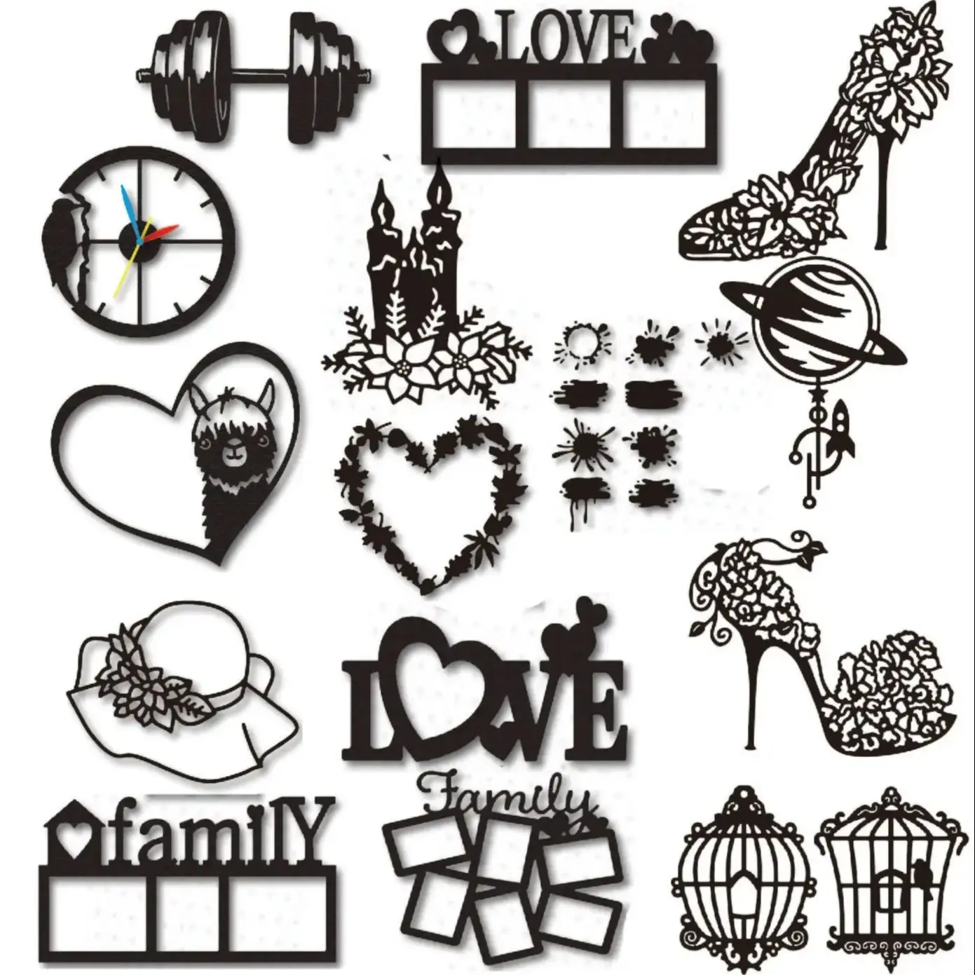 New 2024 Metal Cutting Dies Shoes and flowers diy scrapbooking Photo Album Decorative Embossing PaperCard Crafts Dies