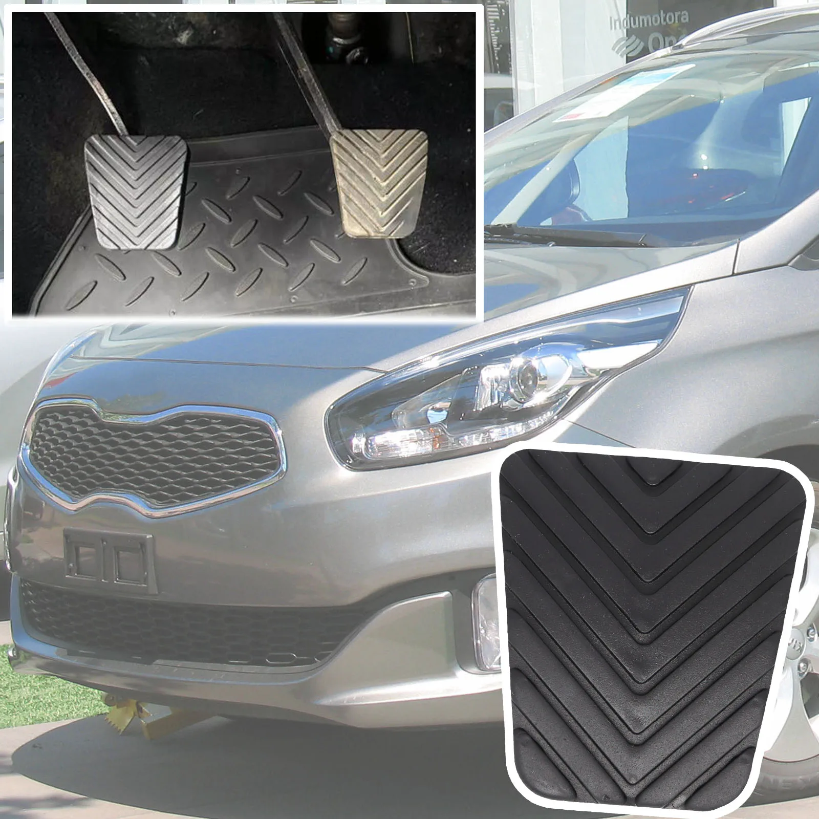 

Car Rubber Brake Clutch Foot Pedal Pad Cover For Kia Rondo Carens RP 2019 2018 2017 2016 2015 2014 2013 Accessories 32825-36000