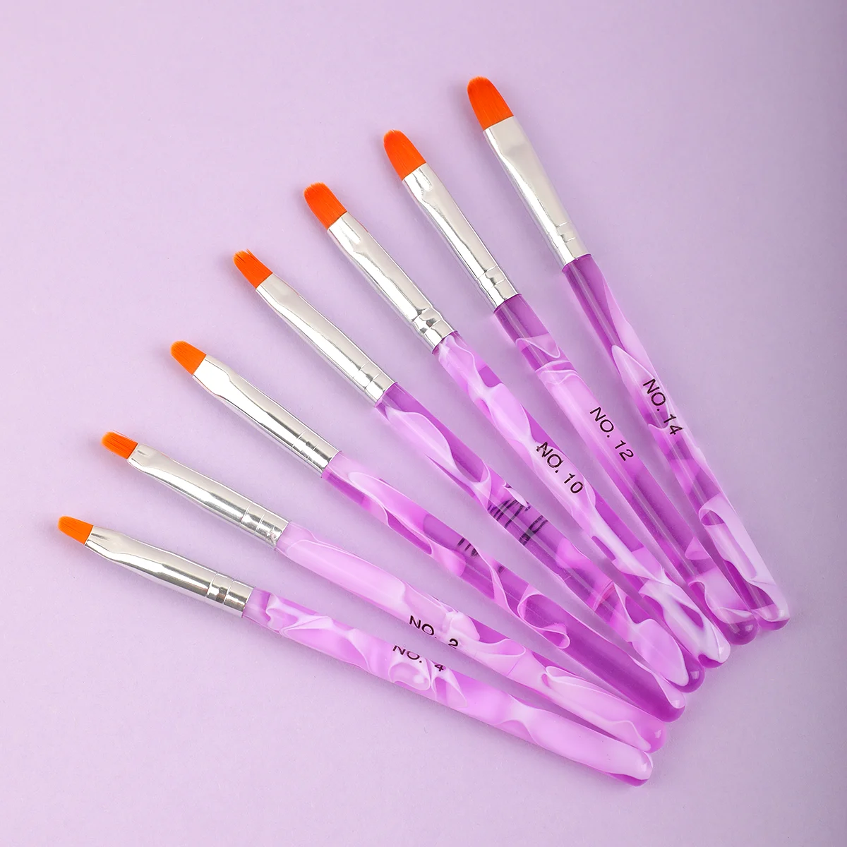 

Nail art nail brush Design Tip Drawing Carving Dotting Nail Pen Builder Flat Liner Acrylic Gel Polish Manicure Nail art tools