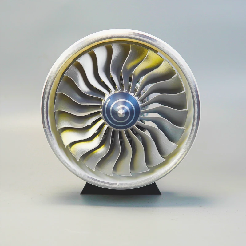 Turbofan Motor Montado Aeronaves, Power Motor Modelo, Science Experiment Boutique, Presente Brinquedo Pequeno, 25cm, TR-900