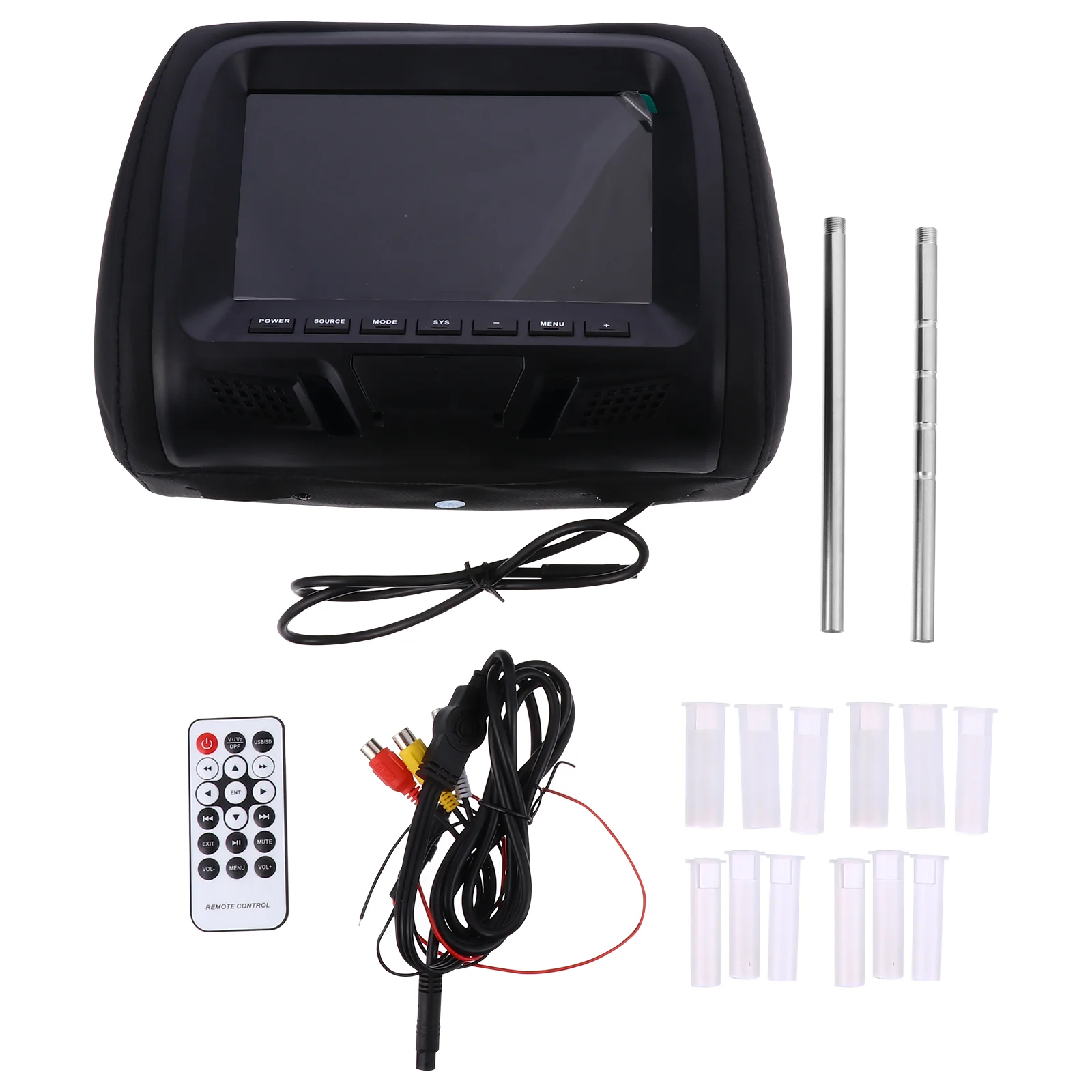 7 -inch Touch Back Seat Screen Headrest Display Cars Rear Mount Player