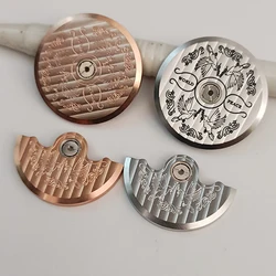 This Is A New NH35 NH36 Movement Rotor Which Fits The NH35 NH36 NH38 NH39 4R 6R 7S Movement Watch Modified Rose Gold Rotor