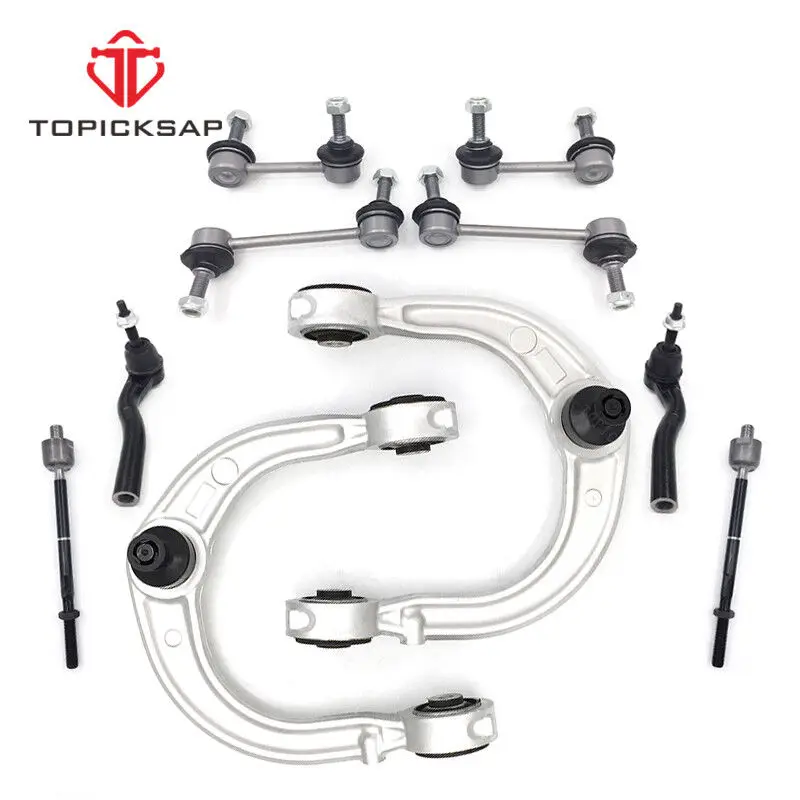 

TOPICKSAP Front Upper Control Arm Tie Rod Link Sway Bar Links Suspension 10pcs Kits for Cadillac CTS RWD 2003 2004 2005 - 2007