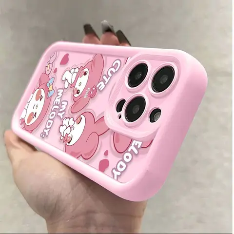 For Realme 16 15T 14 Pro Plus 13 12 11 10 9i 8 C85 C75 C71 C67 C55 Kawaii Kuromi Melody Cartoon Multistep Soft TPU Phone Case