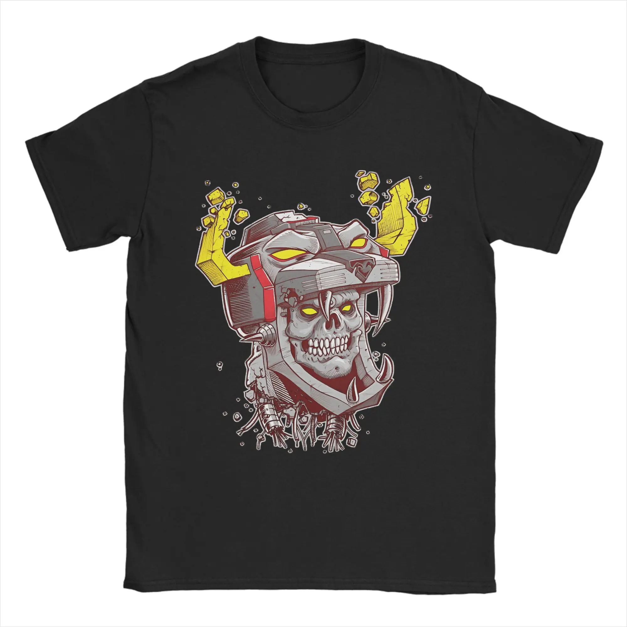 

Аниме Вольтрон футболка для мужчин винтажные футболки из чистого хлопка с круглым вырезом футболка с короткими рукавами летняя одежда