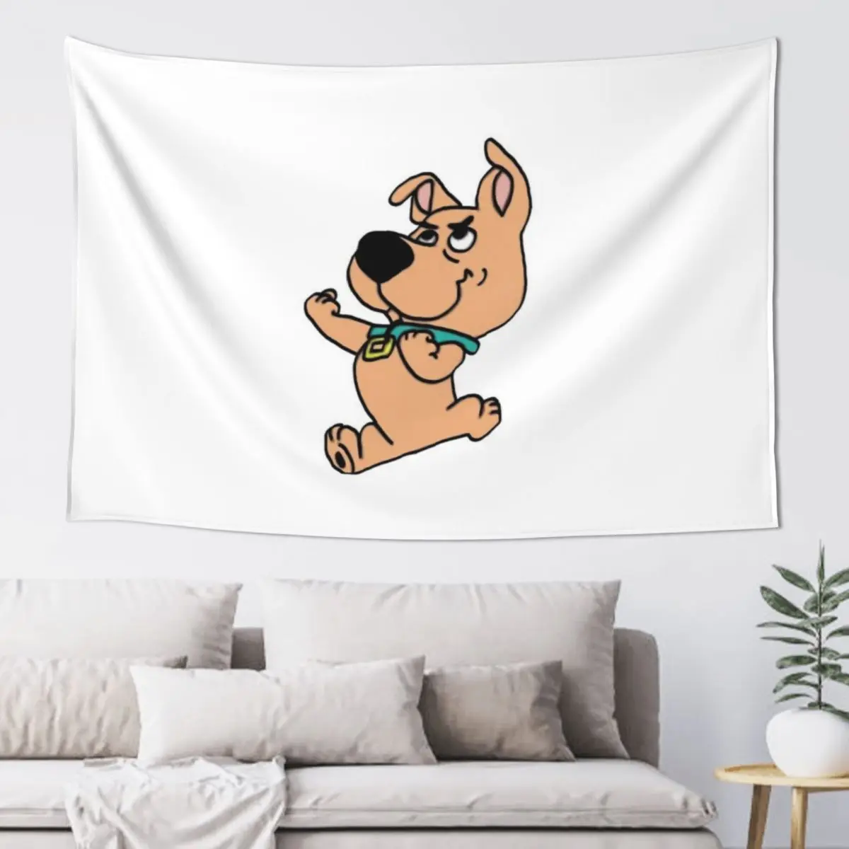 

scrappy doo fists outlined Tapestry Wall Decor Bed Room Decoration Cute Decor Tapestry