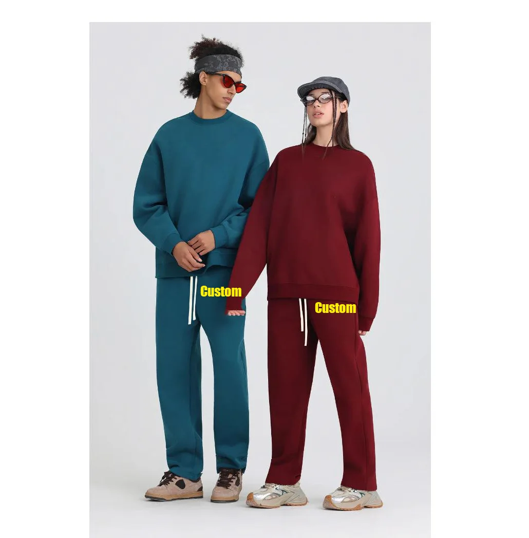 

01 Custom LOGO Image Men's Pants Autumn/Winter New Sport Jogging Trousers Loose Fit Clothing Solid Color Streetwear Pants