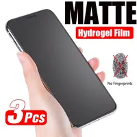 3PCS Matte Hydrogel Film For Xiaomi Redmi Note 10 9S 8 7 Pro Note 10 11 Pro Screen Protector mi 12T 11T 10T Poco X3 Pro No Glass