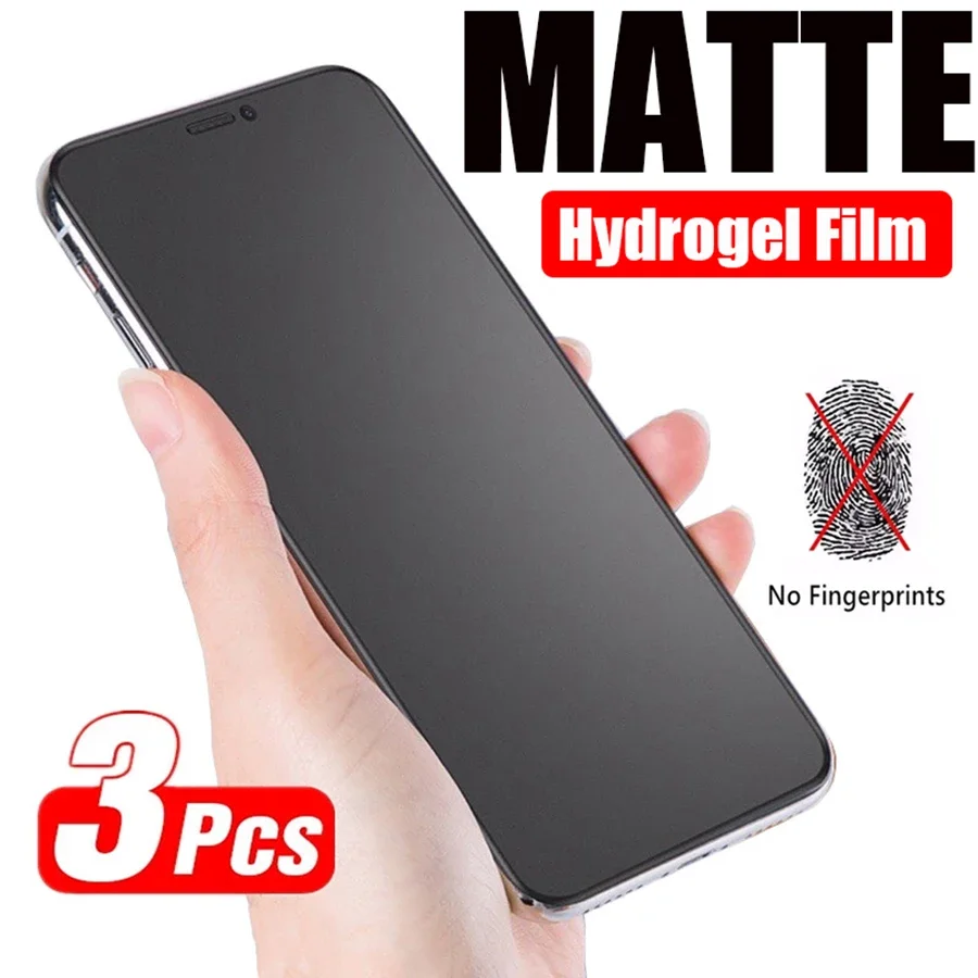 3-1 SZTUK Matowa folia hydrożelowa do Sony Xperia 1 10 5 II III IV XZ3 XZ2 XZ1 XA2 XA1 Ultra Plus Pełna osłona Miękka osłona ekranu TPU