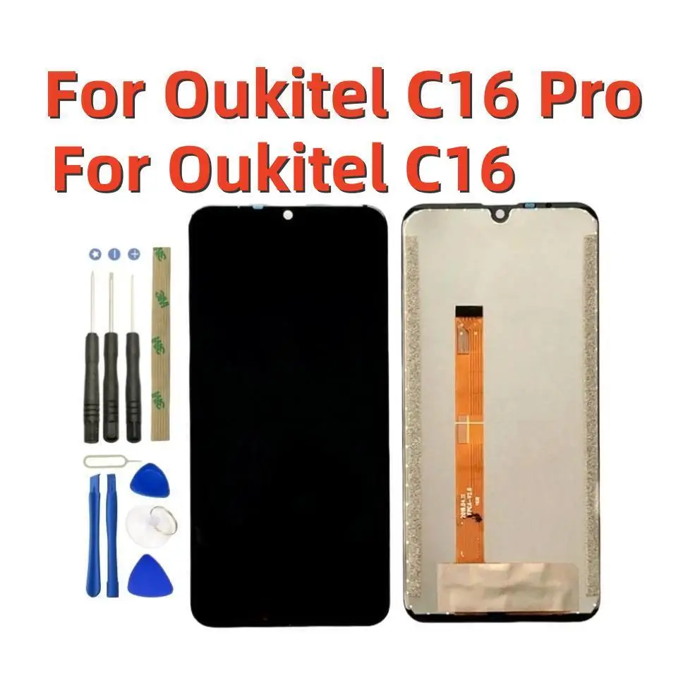 Оригинальный 100% протестированный 5,71 дюйма для Oukitel C16 /C16 Pro ЖК-дисплей и сенсорный экран в сборе 1280x600p для телефона OUKITEL C16pro + Инструменты
