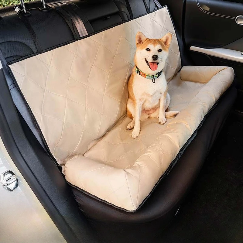 

Washable Car Backseat Dog Bed for Small Medium Large Pets Non Slip Non Shedding Pet Mat