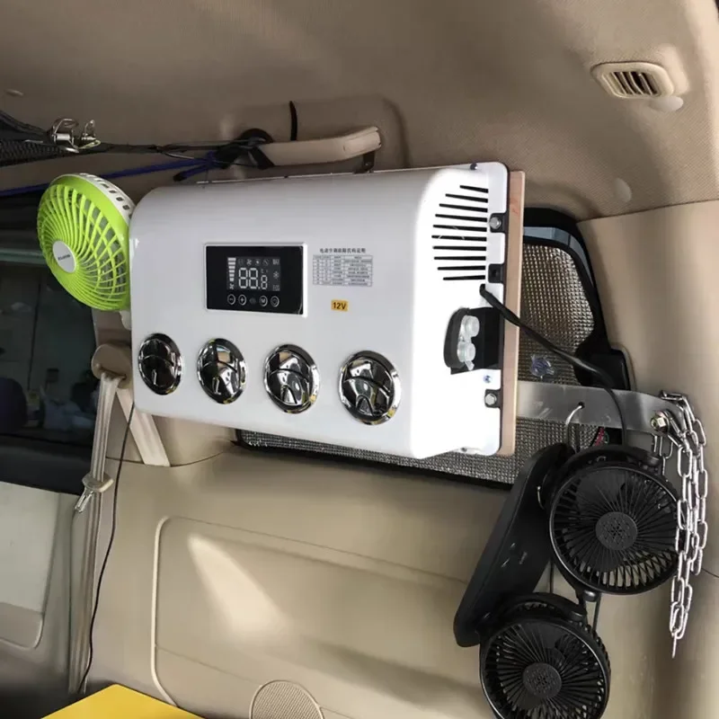 Electric Truck Air Condition Clear Easy Installation 12v/24v Air Conditioner for Cars Truck Van Parking Cooler