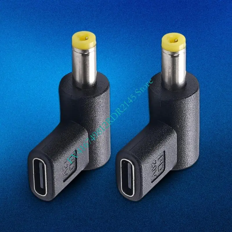 B2EF Power Adapters Type C Female To 4.8x1.7mm Male 12V 20V For Router LED Tools