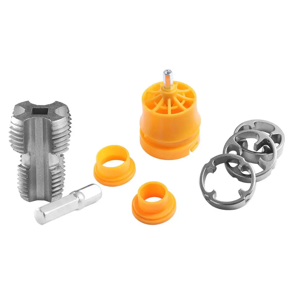 

Double Heads PPR Water Pipe Inner Hole Drill Plumbing Threading Water Pipe Threading Device High Hardness Wear-resisting