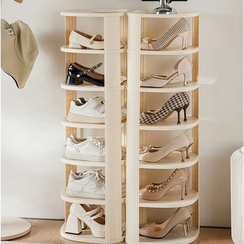 

Shoe Rack Household Small Shoe Cabinet Apartment Dormitory Fan-shaped Shoe Rack Multifunctional Storage and Organization Rack