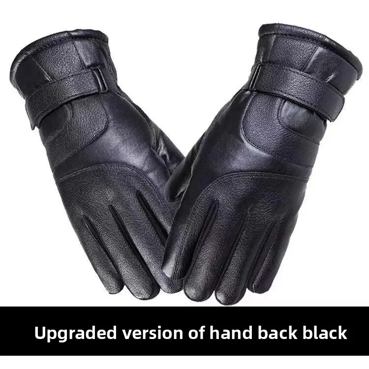 سميكة الصوف لمس الشتاء التزلج دراجة نارية قفازات دافئة الرياضة للماء الجلود سبعة قفازات ركوب الدراجات الرياضية