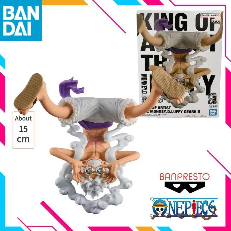 

15 см Bandai оригинальные фигурки Banpresto аниме One Piece Nika Luffy Gear 5, экшн-фигурка, модель, подарок, коллекционные фигурки для детей