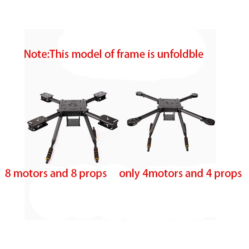 

F550 pro Carbon Fiber X8 Multirotor Frame 25mm Tube Non-Folding Octocopter Frame 4-Axis 8-Propeller Heavy Lift Drone